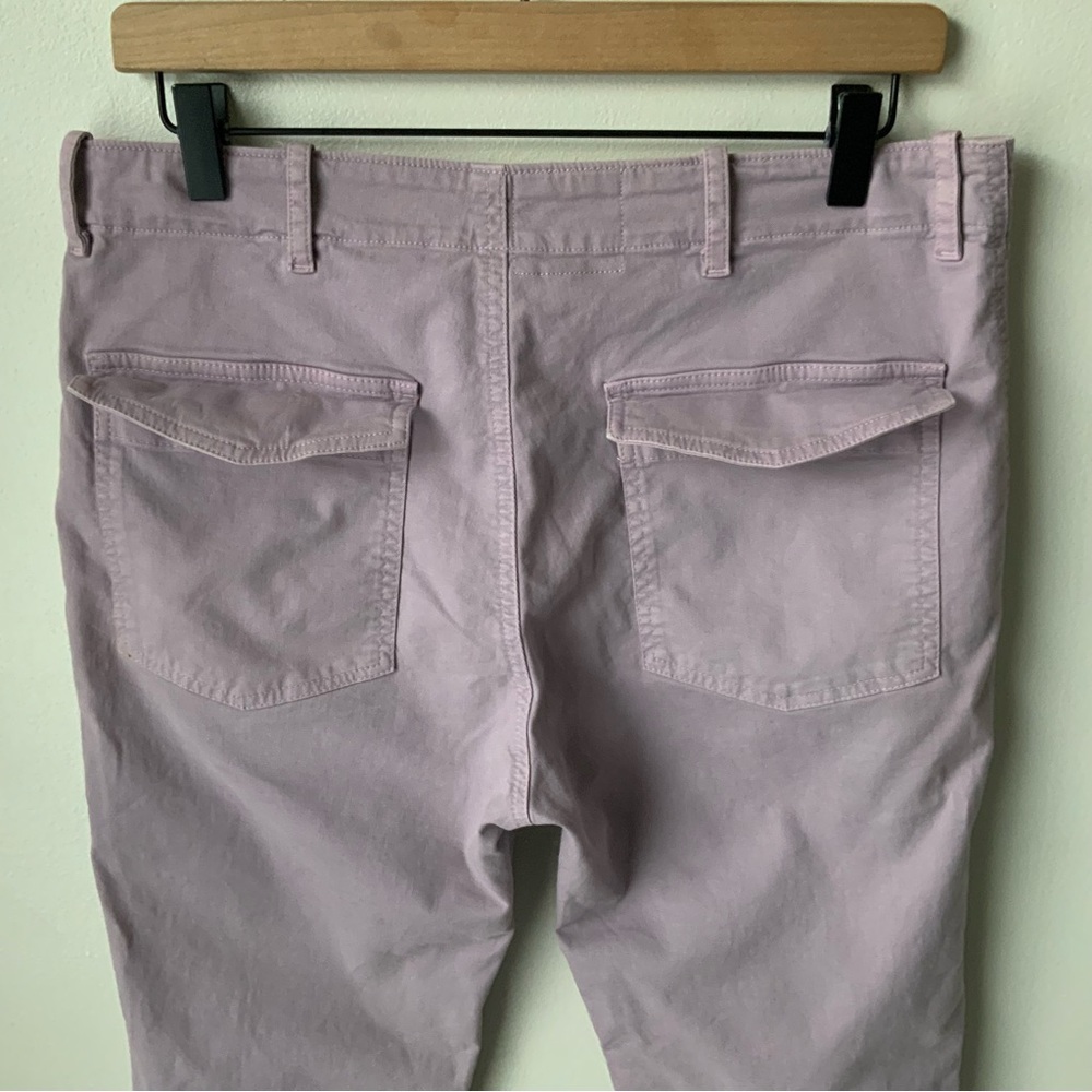 NILI LOTAN Jenna Pants Cropped Lavender Lilac Purple Size 6 - Picture 6 of 13